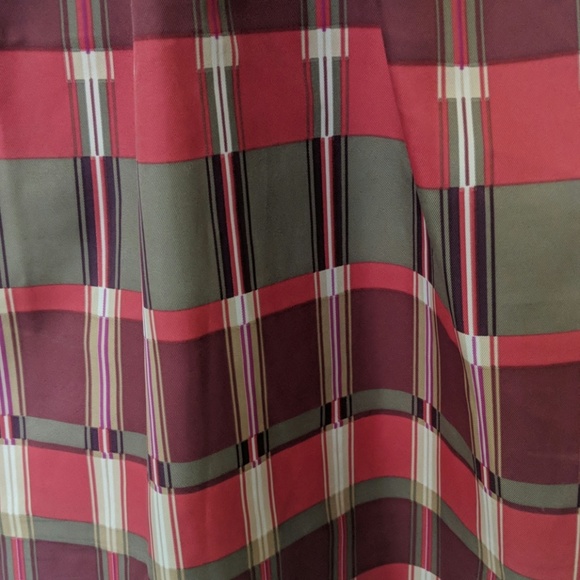 Banana Republic ruffle plaid tank blouse - small - Picture 3 of 5